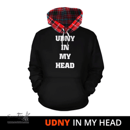 Scottish Udny Clan Tartan Hoodie - In My Head Style Scottish Plaid Tartan Plaid