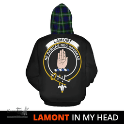 Scottish Lamont Modern Clan Tartan Hoodie - In My Head Style Scottish Plaid Tartan Plaid