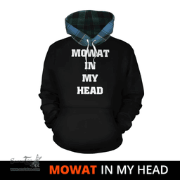 Scottish Mowat Clan Tartan Hoodie - In My Head Style Scottish Plaid Tartan Plaid