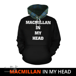Scottish MacMillan Hunting Ancient Clan Tartan Hoodie - In My Head Style Scottish Plaid Tartan Plaid