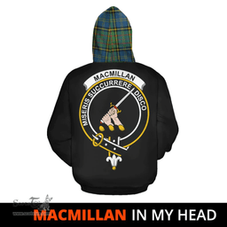 Scottish MacMillan Hunting Ancient Clan Tartan Hoodie - In My Head Style Scottish Plaid Tartan Plaid