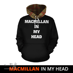 Scottish MacMillan Old Weathered Clan Tartan Hoodie - In My Head Style Scottish Plaid Tartan Plaid