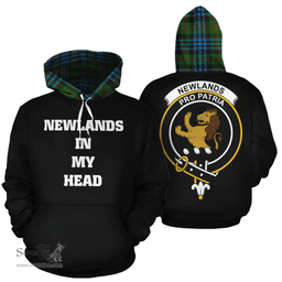 Scottish Newlands of Lauriston Clan Tartan Hoodie - In My Head Style Scottish Plaid Tartan Plaid