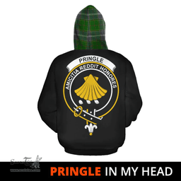 Scottish Pringle Clan Tartan Hoodie - In My Head Style Scottish Plaid Tartan Plaid
