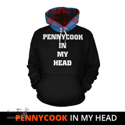 Scottish Pennycook Clan Tartan Hoodie - In My Head Style Scottish Plaid Tartan Plaid