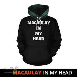 Scottish MacAulay Hunting Ancient Clan Tartan Hoodie - In My Head Style Scottish Plaid Tartan Plaid
