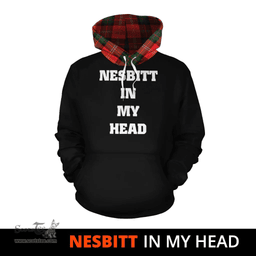 Scottish Nesbitt Modern Clan Tartan Hoodie - In My Head Style Scottish Plaid Tartan Plaid