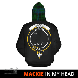 Scottish MacKie Clan Tartan Hoodie - In My Head Style Scottish Plaid Tartan Plaid
