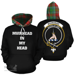 Scottish Muirhead Clan Tartan Hoodie - In My Head Style Scottish Plaid Tartan Plaid