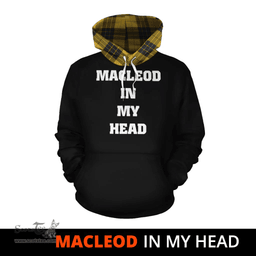 Scottish MacLeod of Lewis Ancient Clan Tartan Hoodie - In My Head Style Scottish Plaid Tartan Plaid
