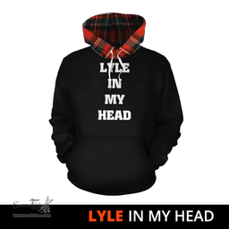 Scottish Lyle Clan Tartan Hoodie - In My Head Style Scottish Plaid Tartan Plaid