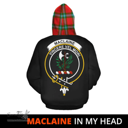 Scottish MacLaine of Loch Buie Clan Tartan Hoodie - In My Head Style Scottish Plaid Tartan Plaid