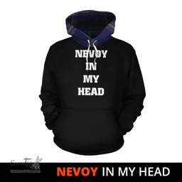 Scottish Nevoy Clan Tartan Hoodie - In My Head Style Scottish Plaid Tartan Plaid