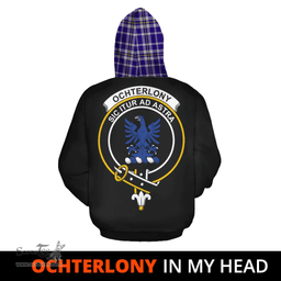 Scottish Ochterlony Clan Tartan Hoodie - In My Head Style Scottish Plaid Tartan Plaid