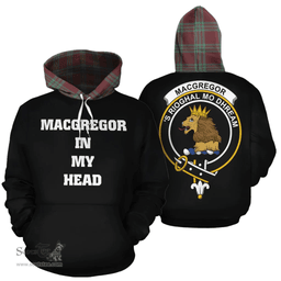 Scottish MacGregor Hunting Ancient Clan Tartan Hoodie - In My Head Style Scottish Plaid Tartan Plaid