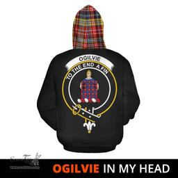 Scottish Ogilvie of Airlie Ancient Clan Tartan Hoodie - In My Head Style Scottish Plaid Tartan Plaid