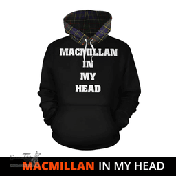 Scottish MacMillan Hunting Modern Clan Tartan Hoodie - In My Head Style Scottish Plaid Tartan Plaid