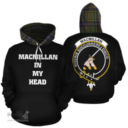 Scottish MacMillan Hunting Modern Clan Tartan Hoodie - In My Head Style Scottish Plaid Tartan Plaid
