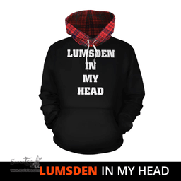 Scottish Lumsden Modern Clan Tartan Hoodie - In My Head Style Scottish Plaid Tartan Plaid