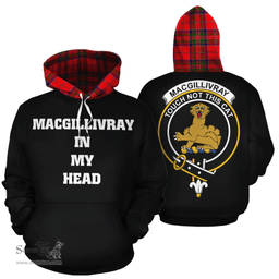 Scottish MacGillivray Modern Clan Tartan Hoodie - In My Head Style Scottish Plaid Tartan Plaid