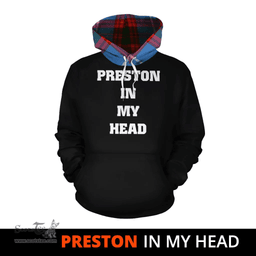 Scottish Preston Clan Tartan Hoodie - In My Head Style Scottish Plaid Tartan Plaid