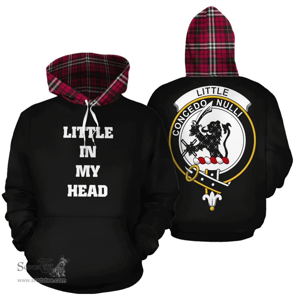 Scottish Little Clan Tartan Hoodie - In My Head Style Scottish Plaid Tartan Plaid
