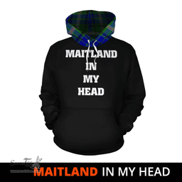 Scottish Maitland Clan Tartan Hoodie - In My Head Style Scottish Plaid Tartan Plaid