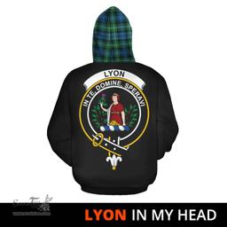 Scottish Lyon Clan Tartan Hoodie - In My Head Style Scottish Plaid Tartan Plaid