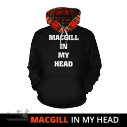 Scottish MacGill Modern Clan Tartan Hoodie - In My Head Style Scottish Plaid Tartan Plaid