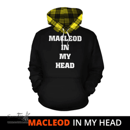 Scottish MacLeod of Lewis Modern Clan Tartan Hoodie - In My Head Style Scottish Plaid Tartan Plaid