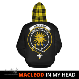 Scottish MacLeod of Lewis Modern Clan Tartan Hoodie - In My Head Style Scottish Plaid Tartan Plaid