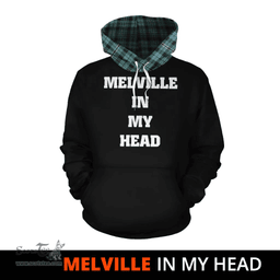 Scottish Melville Clan Tartan Hoodie - In My Head Style Scottish Plaid Tartan Plaid