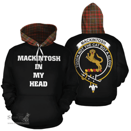 Scottish MacKintosh Hunting Weathered Clan Tartan Hoodie - In My Head Style Scottish Plaid Tartan Plaid