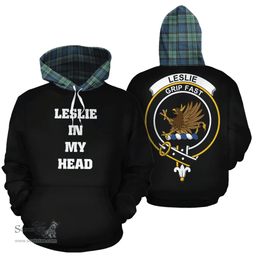 Scottish Leslie Hunting Ancient Clan Tartan Hoodie - In My Head Style Scottish Plaid Tartan Plaid