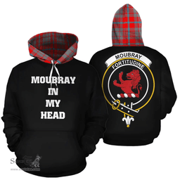 Scottish Moubray Clan Tartan Hoodie - In My Head Style Scottish Plaid Tartan Plaid
