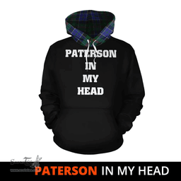Scottish Paterson Clan Tartan Hoodie - In My Head Style Scottish Plaid Tartan Plaid