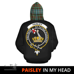 Scottish Paisley Clan Tartan Hoodie - In My Head Style Scottish Plaid Tartan Plaid