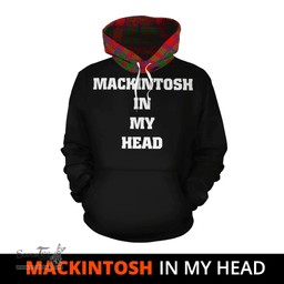 Scottish MacKintosh Modern Clan Tartan Hoodie - In My Head Style Scottish Plaid Tartan Plaid