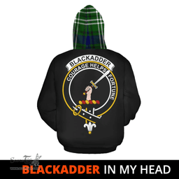 Blackadder Clan Tartan Hoodie - In My Head Style Scottish Plaid Tartan Plaid