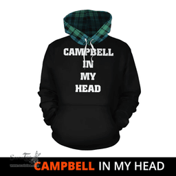 Campbell Ancient 01 Clan Tartan Hoodie - In My Head Style Scottish Plaid Tartan Plaid