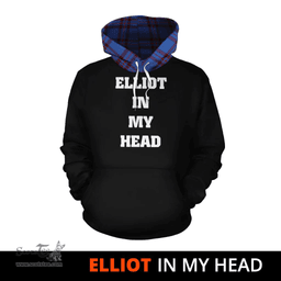 Elliot Modern Clan Tartan Hoodie - In My Head Style Scottish Plaid Tartan Plaid