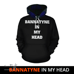 Bannatyne Clan Tartan Hoodie - In My Head Style Scottish Plaid Tartan Plaid