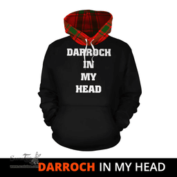 Darroch Clan Tartan Hoodie - In My Head Style Scottish Plaid Tartan Plaid