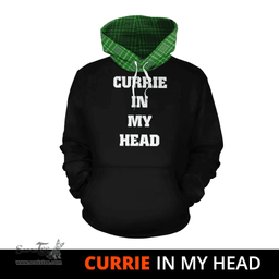 Currie Clan Tartan Hoodie - In My Head Style Scottish Plaid Tartan Plaid