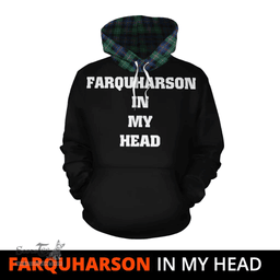 Farquharson Ancient Clan Tartan Hoodie - In My Head Style Scottish Plaid Tartan Plaid