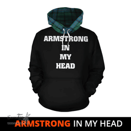Armstrong Ancient Clan Tartan Hoodie - In My Head Style Scottish Plaid Tartan Plaid