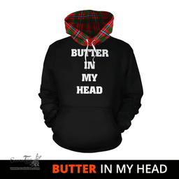 Butter Clan Tartan Hoodie - In My Head Style Scottish Plaid Tartan Plaid