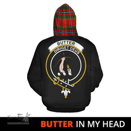 Butter Clan Tartan Hoodie - In My Head Style Scottish Plaid Tartan Plaid