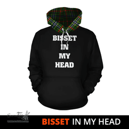 Bisset Clan Tartan Hoodie - In My Head Style Scottish Plaid Tartan Plaid