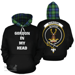 Scottish Gordon Old Ancient Clan Tartan Hoodie - In My Head Style Scottish Plaid Tartan Plaid
